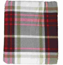 HD Heavyweight Brown Red Plaid Flannel Sheet Set Full Bed Sheets Bedding
