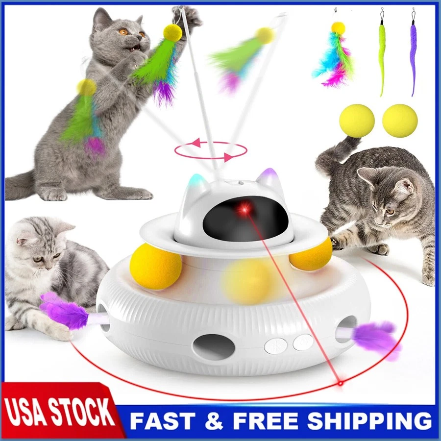 Funny Cat Laser Interactive Indoor Cat Pet Toys Automatic,USB Cat Teaser Pet Toy
Opens in a new wind