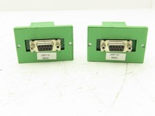 Phoenix Contact DFLK-D9 SUB/B Terminal to D-SUB Connector 9-Pin Lot of 2