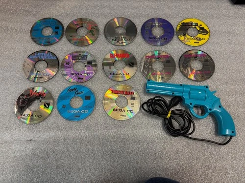 Sega CD Lot Sonic CD Complete Lethal Enforcers Gun Corpse Killer Mortal Kombat