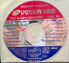 SC8564 70'S 80'S COUNTRY    SOUND CHOICE  KARAOKE CDG LOT MAIL