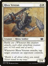 MTG - Rhox Veteran - 24 - Modern Horizons - NM