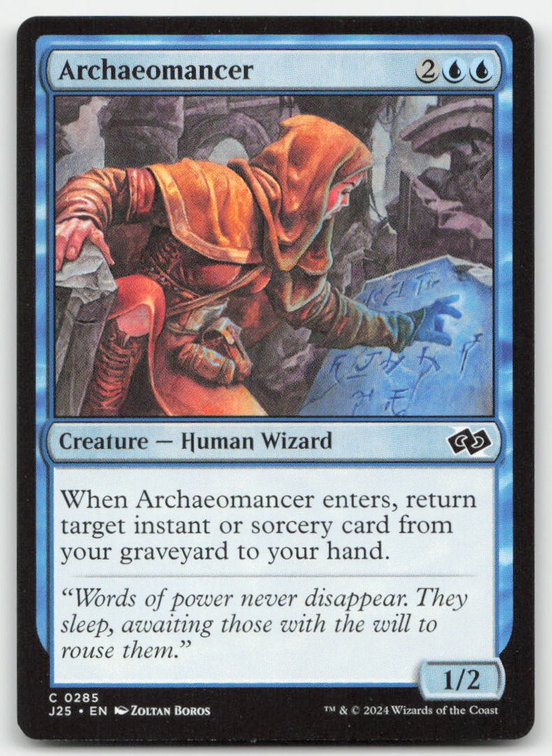 Archaeomancer 285 J25 Foundations Jumpstart Magic MTG NM