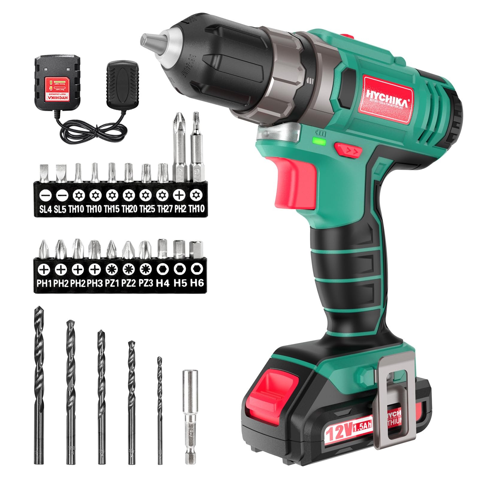 Trapano Avvitatore HYCHIKA 12V 30 Nm