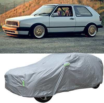 Full Car Cover Autoabdeckung Abdeckplane Ganzgarage Vollgarage Für VW Golf 2 
