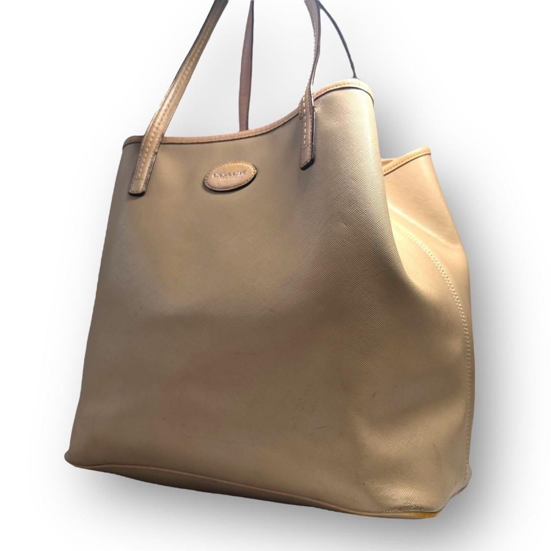 coach y2k bag Tote Bag A4 Storage Beige 11a thumbnail 11