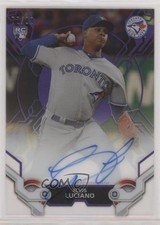 2019 Topps High Tek High Tek Auto Purple 77/99 Elvis Luciano #HTA-EL Auto 0q3