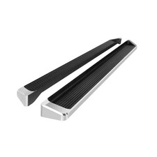 Running Board GMC Chevy Crew Cab 6061 Aluminum Polished 2-Piece Side Step Tube