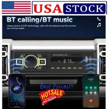 D3238 BT Car Stereo Audio In-Dash FM Aux Input Receiver USB MP3 Radio Player SD