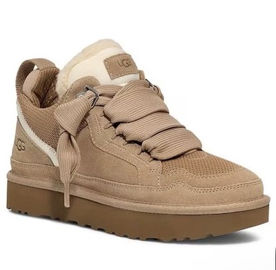 UGG Lowmel Sand Suede Mesh Sneakers Women's Sz 5 1144032