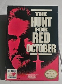 The Hunt For Red October NES (CIB) incluye insertos manuales e fotografiados