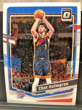 2023-24 Donruss Optic Basketball Card #114 Chet Holmgren - OK City Thunder/Mint