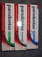 Set 3 dentifrici Parodontax extra freschi, bianco naturale, fluoro