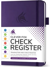 Check Register – Deluxe Checkbook Log with Check & Transaction Registers, Bank A