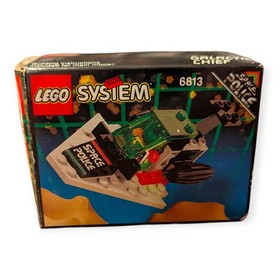 LEGO 6813 Space Police II Galactic Chief 100% Complete Box & Instructions 1993