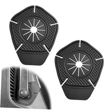 2PCS Car Wiper Arm Hole Protection Pad, Silicone Windshield Wiper Arm Black