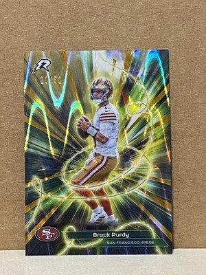 2025 Topps Resurgence BROCK PURDY Conductors Gold Surge Refractor #/50 - 49ers