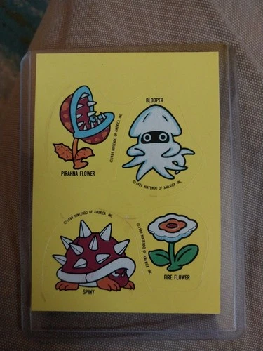 VTG 1989 Topps NES Nintendo Video Game TRADING STICKER CARD #26 Super Mario Bros