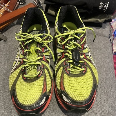 Asics GT-2000 Men Size 10 Athletic Lace Up Running Shoes T2K2N Lime Black