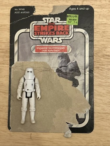 1980 Kenner Star Wars Imperial Stormtrooper (Hoth Battle Gear) w/ Card Back
