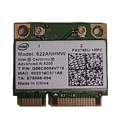 Intel Centrino Advanced-N 6200 622ANHMW Wifi WLAN kkarte
