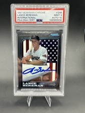 1997 Bowman Chrome Lance Berkman RC PSA 9 Auto 10 PSA/DNA Astros #298