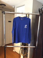 Tampa Bay Lightning Love Blue Double-Sided Long Sleeve Shirt Women Ladies Medium