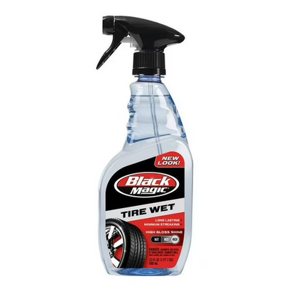 Black Magic Tire Wet 23 oz Tire Shine Lasts Up to 4 Weeks - BM23 (2 pack)