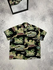 Vintage Found Paradise Rayon General Motors Hawaiian Shirt