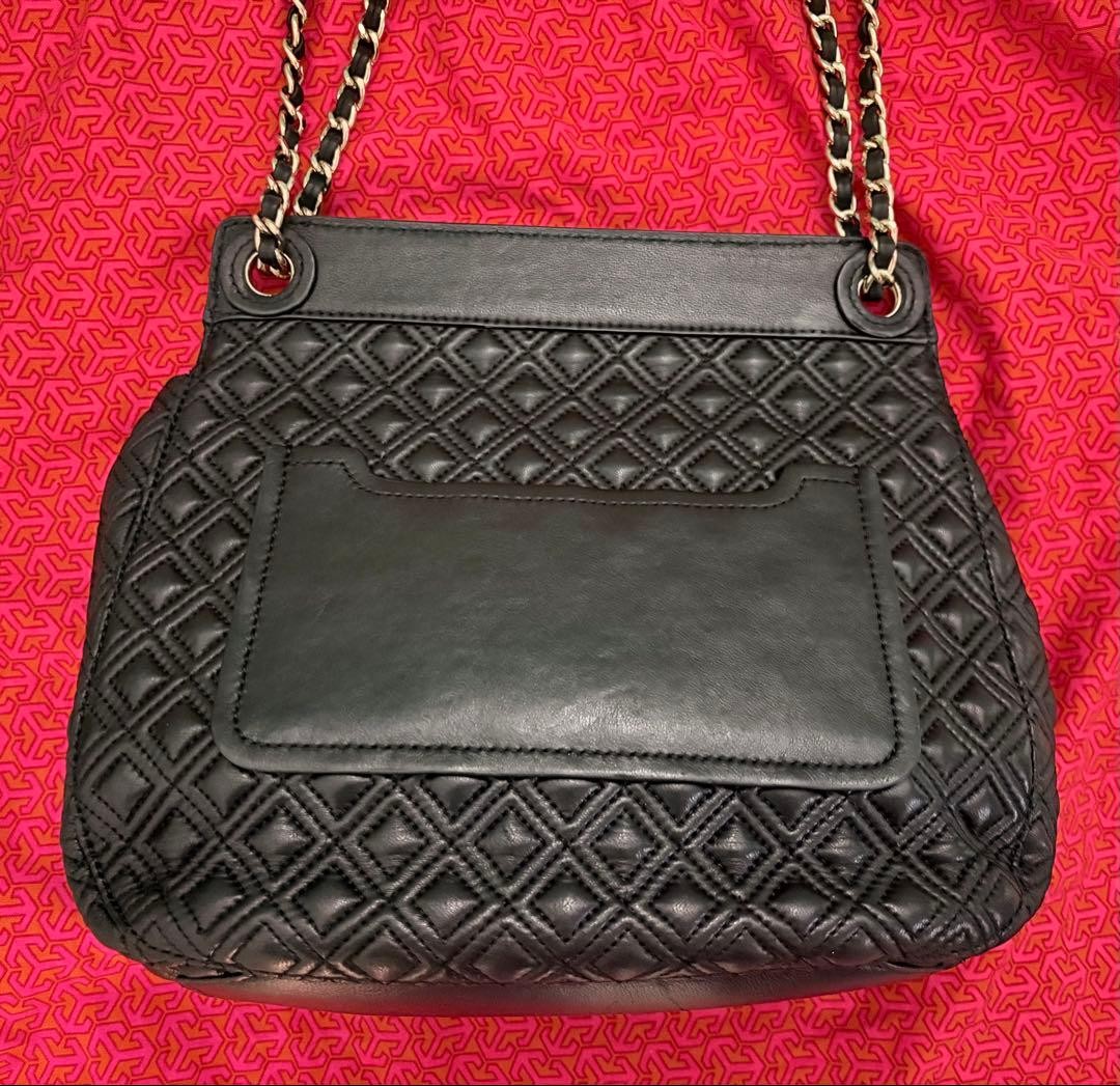 Tory Burch Chain Shoulder Bag Leather Black Women's From Japan thumbnail 9