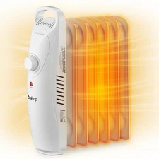ZOKOP Oil Filled Radiator Heater, 600W Small Portable Space Heater for Indoor