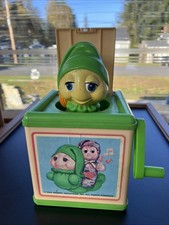 Rare 1984 Hasbro Glow Worn Musical Jack in The Box Not Working Parts Only