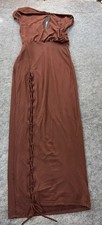 maxi dress for women Brown Size XSmall Fashion Nova 