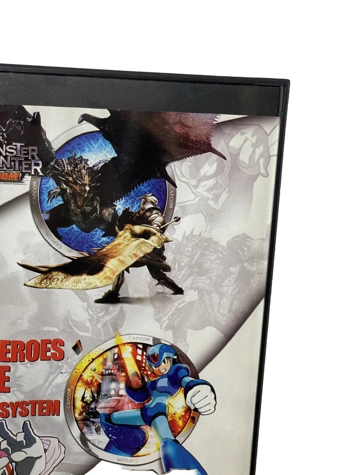 2006 Mega Man Monster Hunter Alpha Max Capcom Heroes Video Games PRINT AD PSP - Image 3 of 4
