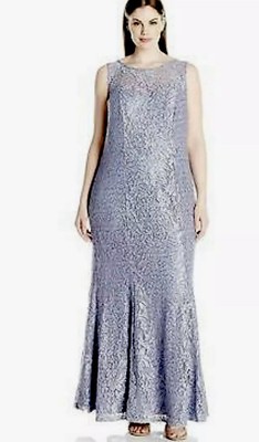 ignite evenings sequin lace capelet gown