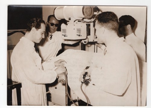 Italy Rome Professor Giacobini Heart Xray Cardiac Radiography Press Photo 1955 - Imagen 4 de 4
