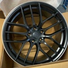 19"arc4 black bmw alloy wheels 3/4//5/6/7 series vw t5/t6 stag + tyres concave 
