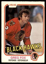 1981-82 OPC Greg Fox #69