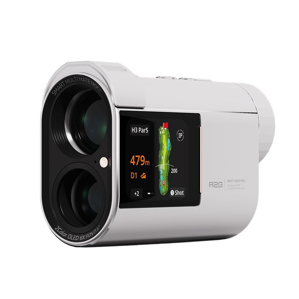 New R2G Golf Laser Rangefinder Class1 Side Display MATE HYBRID