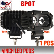 4Inch 200W LED Work Light Bar Pods Flush Mount Spot Flood Combo Driving Fog Lamp