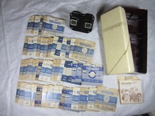 VINTAGE MODEL C SAWYER  S VIEW-MASTER VIEWMASTER WITH CASE, WITH 54 STEREO SLIDES