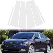 6pcs Chrome Plated Pillar Posts Door Trim Cover Fit For Buick Lacrosse 2010-2016