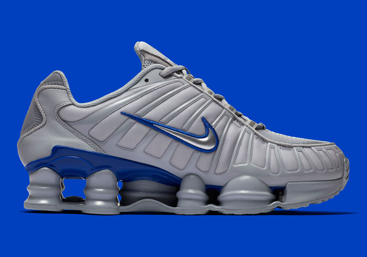 Nike Shox TL Wolf Grey Metallic Silver Racer Blue Total CN0151-001
