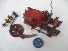 MECCANO MOTEUR ELECTRIQUE 110V( FONCTIONNE-TESTÉ)110 VOLTS+PIECES