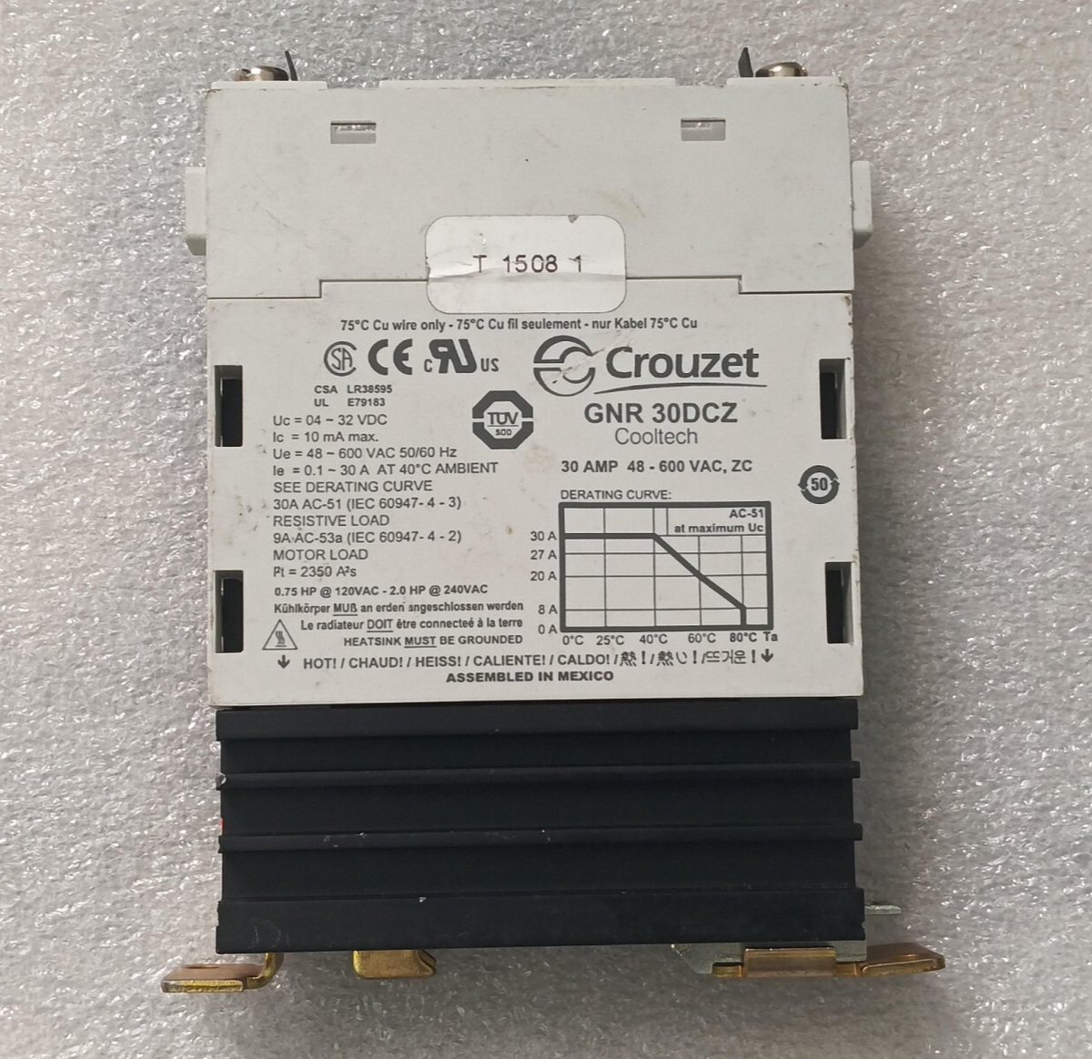 Crouzet GNR 30DCZ Solid State Relay | eBay