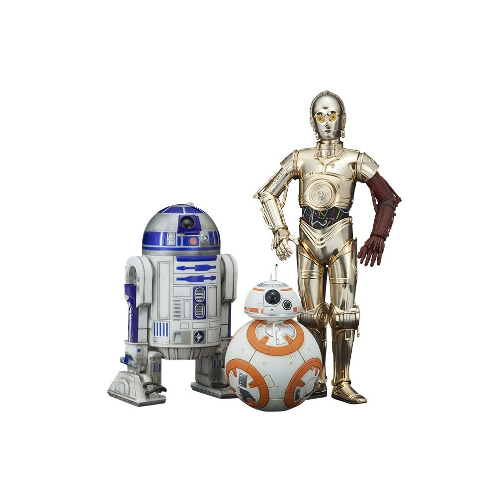 STAR WARS THE FORCE AWAKENS C-3PO, R2-D2, AND BB-8 KOTOBUKIYA