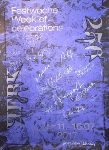 Kunstplakate, Signiert