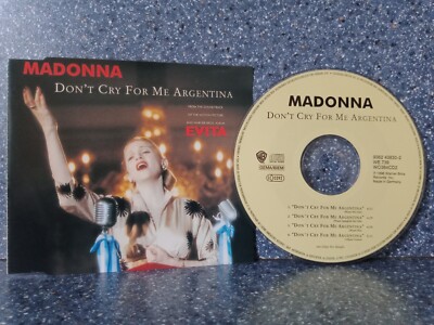 MADONNA DON4 CRY FOR ME ARGENTINA CD MAXI SINGLE REMIXES