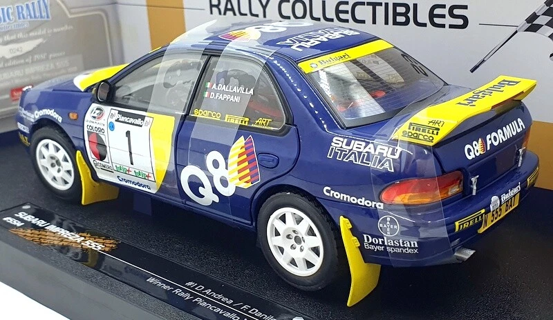 Sunstar 1/18 Scale Diecast 5514 Subaru Impreza 555 #1 D.Andrea Rally 1998 - Imagen 2 de 4