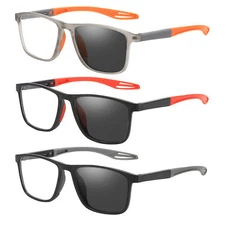 Transition Glasses Bifocal Presbyopia Photochromic Glasses Wide Reading Glasses